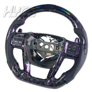 Accessoires intérieurs de voiture Sport Personnaliser Volant en fibre de carbone forgé LED pour Dodge <span class=keywords><strong>Chrysler</strong></span> 200 300 <span class=keywords><strong>300C</strong></span> 2011-2014 - Product Image 3