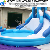 Châteaux gonflables géants, toboggans, parcs aquatiques mobiles, équipements d'amusement aquatique pour usage résidentiel et scolaire, intérieur/extérieur, en PVC.