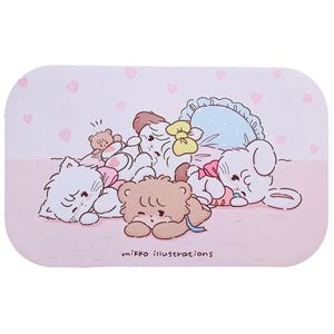 Tapis de sol absorbant pour salle de bain Ménage Chambre de fille Mikko Mignon Tapis décoratif devant la table de lavage Dérivés d'anime - Product Image 5