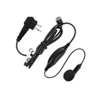 Micro-casque intra-auriculaire Motorola PMLN6534 avec microphone intégré pour talkie-walkie Motorola DP1400 CP140, accessoires pour casque
