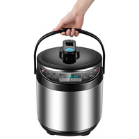 Autocuiseur Électrique 6L en Acier Inoxydable avec Design Extérieur Exclusif et Moule Privé Unique pour Usage Domestique