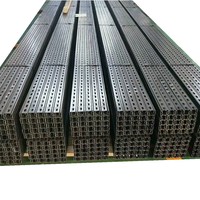 Acier au carbone laminé à chaud Q235 SS400 75x40x5 pour châssis de camion, rail latéral de remorque, poteau de fixation, profilé en C en acier