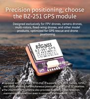 Module GPS à puce M10 avec boussole 5883 capteur de haute précision pour drone de course FPV à aile fixe UAV contrôle longue portée