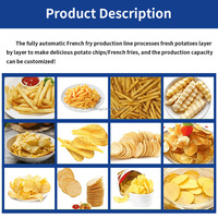 Fabricante de Líneas de Producción de Papas Fritas Congeladas Totalmente Automatizadas y Maquinaria para el Procesamiento de Patatas