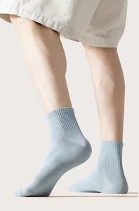 Wholesale Custom Logo Casual Men Knitted Anti-Bacterial <b>Socks</b> Summer Non-slip Cotton Breathable Fashion Sports <b>Sock</b> High Quality - Product Image 4