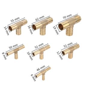 Raccords de tuyauterie en laiton à <span class=keywords><strong>raccord</strong></span> cannelé 6/<span class=keywords><strong>8</strong></span>/10/12/14/16/19mm, <span class=keywords><strong>raccord</strong></span> pagode, raccords pour <span class=keywords><strong>tuyau</strong></span> de carburant et d'eau - Product Image 2
