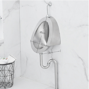 <span class=keywords><strong>Urinoir</strong></span> mural de luxe en acier inoxydable SS304, finition PVD or noir, anti-odeur, pour salle de bain commerciale, hôtel, bar, KTV - Product Image 6