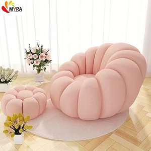 โซฟาบีนแบ็กหนังแท้สไตล์โมเดิร์นร่วมสมัย บุโฟม นั่งสบาย ปรับเอนได้ เหมาะสำหรับห้องนั่งเล่น ใช้งานได้หลากหลาย - Product Image 2