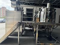 1000 litres en acier inoxydable réacteur sous vide émulsifiant liquide homogénéisateur machine dentifrice homogénéisateur mélangeur
