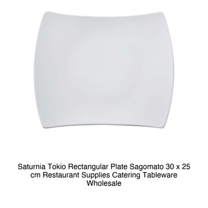 จานสี่เหลี่ยม Saturnia Tokio Sagomato ขนาด 30 x 25 ซม. อุปกรณ์ร้านอาหาร ภาชนะสำหรับจัดเลี้ยง ขายส่ง - Product Image 2