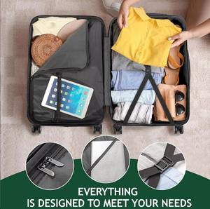Ensemble de bagages <span class=keywords><strong>3</strong></span> pièces résistant aux rayures, valise à roulettes pour voyages d'affaires avec doublure en polyester, valise à roulettes - Product Image 2