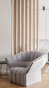 Sillón moderno y cómodo de tela de fibra de vidrio, duradero, Sempe <span class=keywords><strong>Moel</strong></span>, silla de ocio, oficina en casa, masaje al aire libre, transpirable - Product Image 2