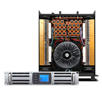 Penguat Daya Profesional Stereo Subwoofer Kelas H 2U 4 Kanal 1200 Watt Berkinerja Tinggi