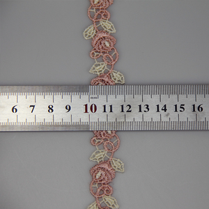 Trenza decorativa con bordado Multicolor clásico, encaje multifuncional para ropa de cama, lencería, encaje de moda con calidad superior - Product Image 2