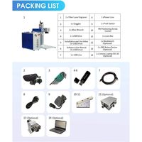 Graveur laser à fibre JPT M7 100W Mopa objectif 300X300mm axe rotatif 80mm classe I 0.39mW machine de marquage laser pour usage domestique