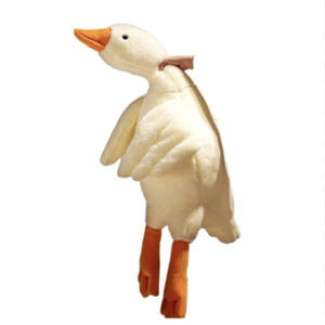 天使网红大白鹅毛绒玩具儿童抱枕布娃娃带PP棉填充物年龄促销礼品 - Product Image 5