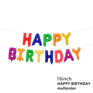 Globos de Helio Inflables para Fiesta de Cumpleaños, Globos de Papel de Aluminio Dorado y Plateado con Letras del Alfabeto, Feliz Cumpleaños - Product Image 5