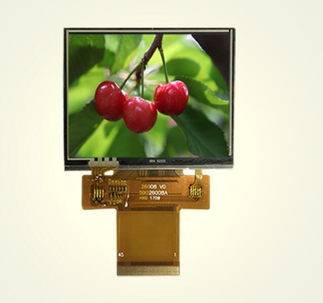 2.6 inch landscape RGB interface 320x240 TFT LCD display ILI9342C with MCU SPI interface and resistive touch panel