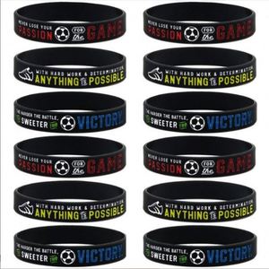 Bracelets de football inspirants, tout est possible, bracelet en silicone pour la victoire - Product Image 2