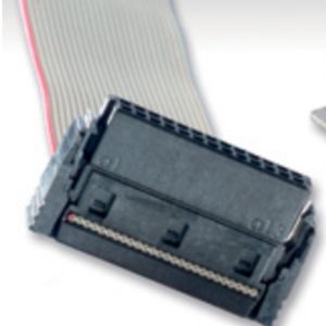 214347-E Femelle 50P 1.27mm Pas Noir Double Rangée Plat Ruban Câble Compatible pour SMC <span class=keywords><strong>SMCB</strong></span> - Product Image 3