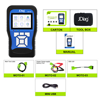 Herramienta de Diagnóstico Universal para Motocicletas JDIAG M100, Lector de Códigos de Error, Escáner de Diagnóstico para KAWASAKI, KTM, YAMAHA, DUCATI