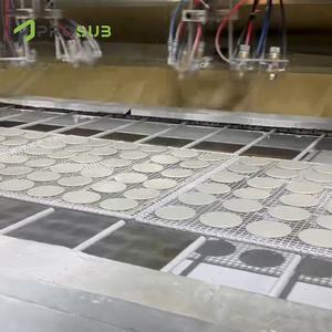 Prosub Factory <strong>Wholesale</strong> Round Ceramic Sublimation <strong>Christmas</strong> <strong>Ornaments</strong> Double Sided DIY Printing Hanging Xmas Decoration - Product Image 5