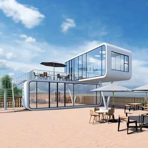 Hermosa Casa Prefabricada Modular de Diseño Tradicional de 2 Dormitorios, Mini Casa de Campo con Escaleras, <span class=keywords><strong>Cabaña</strong></span> Tipo Apple - Product Image 6