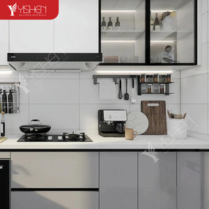 Оптовая продажа, современный кухонный шкаф, новый дизайн, Недорогая кухня, модульная мебель, шкафы для кладовой, Foshan, фабрика - Product Image 3