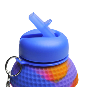 Patent Product New Design Plegable Golf Botella De Agua De Silicona <b>Collapsible</b> Silicone <b>Water</b> <b>Bottles</b> for Kids Adult - Product Image 6