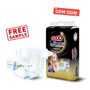 Low Price Receive Free Korean New Born Breathable XXXL Free Shipping Type Stock Lot Baby Daipers Size 5 Child Diapers/Nappies