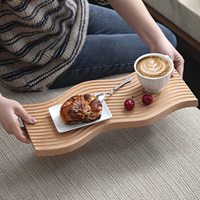 Planche à servir décorative de style nordique en bois de hêtre, plateau à charcuterie polyvalent unique pour la cuisine