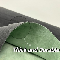 Usine Chinoise de Tissu Suédine Tissé en Polyester 100 % Recyclé pour Rembourrage de Chaises et Canapés, Matière Première Ultrasuede
