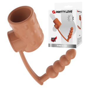 Juego de Juguetes Sexuales para Parejas PrettyLove, Anillo de Engrosamiento de Pene Usable, Tapón <span class=keywords><strong>Anal</strong></span>, Funda de Silicona Suave para Mejorar el Placer para Él y Ella - Product Image 2