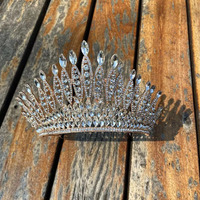 Couronne diadème de mariée en cristal rouge, couronne, bijoux pour diadème, tiare de mariée pour femmes, nouvelle collection