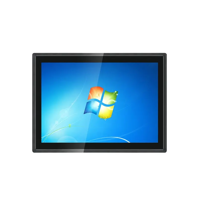 Waterproof dustproof 19" inch LCD LED touchscreen industrial tablet PC open frame integrated panel PC for HMI Kiosk cabinet