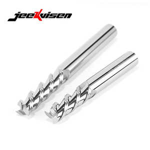 Jeekvisen Customizable 3-<b>Edge</b> Long Carbide End Mill 4mm Shank Diameter Coated CNC Tools for Aluminum & Metal Milling <b>Cutter</b> - Product Image 4