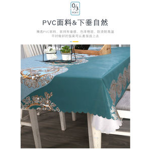 Nappe de table en PVC <span class=keywords><strong>toile</strong></span> <span class=keywords><strong>cirée</strong></span> <span class=keywords><strong>rectangulaire</strong></span> personnalisée - Product Image 5