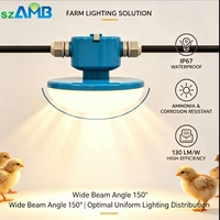 Ampoule LED pour poulailler, blanc rouge commutable, 2700-6500K/spectre complet, IP67, SMD2835, CRI élevé >80, gradation 0-100%