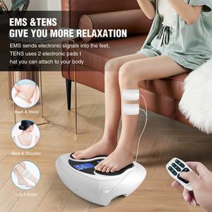 Innovador masajeador de pies inteligente <span class=keywords><strong>EMS</strong></span> portátil y duradero para uso diario y alivio terapéutico en la alfombrilla de masaje de piernas incluida - Product Image 2