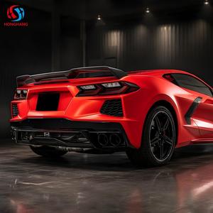 Aileron arrière ABS de haute qualité pour Chevrolet <span class=keywords><strong>Corvette</strong></span> C8 2020+ style Z06, aileron de coffre aérodynamique, vente en gros fabricant - Product Image 4