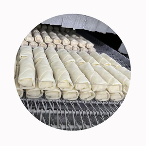 סיני יצרנית קו ייצור סמוסה מזון מאפה חלאל קפוא ירקות אביב לחמניות - Product Image 6