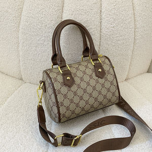 Bolso de Mano de Material PU con Patrón Geométrico de Alta Calidad. Bolso de Mano Boston de Diseñador de Marca Adecuado para uso diario.617 - Product Image 5