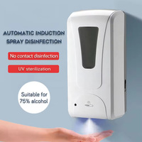 Distributeur automatique de savon liquide sans contact HLK, mural, 1000 ml, à capteur inductif moderne, pour salle de bain d'hôtel, vente en gros