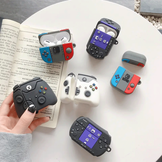 For Airpods 1 2 Pro 3d Retro Silicone Xbox Game Console Design Earphone Protective Cover