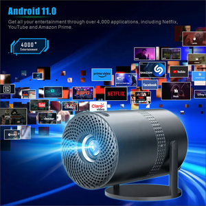 Ym300 Máy chiếu Android TV 2.4G 5G Wifi di động cho nhà ngoài trời Thông Minh Full HD 4K không dây proyector rạp hát video - Product Image 3