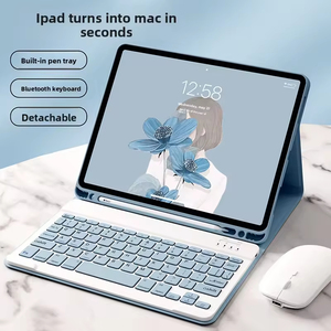 เคสคีย์บอร์ดพลาส<span class=keywords><strong>ต</strong></span>ิกสำหรับ iPad Mini พร้อมไฟ RGB Backlit ความถี่ <span class=keywords><strong>5</strong></span>.8GHz เชื่อม<span class=keywords><strong>ต</strong></span>่อไร้สายผ่าน USB 2.0 รองรับการพิมพ์<span class=keywords><strong>แบ</strong></span>บ Anti-Ghosting  พร้อมโลโก้สั่งทำพิเศษ - Product Image 2