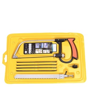 Ensemble de scies à main multifonctions, cadre en acier de 590 mm, lame de remplacement 18 Tpi pour la découpe de modèles en bois et en métal - Product Image 5