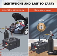 Compresseur d'air PCP 12V 4500psi 300bar 30mpa, mini pompe PCP, comprenant un transformateur 220V, haute pression 12V pour véhicule