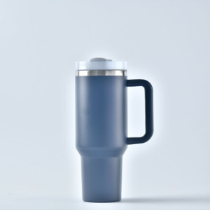 Stainless Steel 40 oz Double Walled Vacuum Insulated Travel <b>Mug</b> with Handle and Lid for Party - Product Image 4