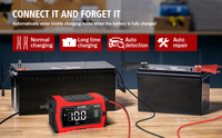 Chargeur de batterie rapide pour voiture et moto HTRC 12V 16A 24V 10A AC pour batteries au lithium LiFePO4 AGM GEL au plomb-acide certifié CE